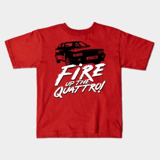 Gene Hunt - Fire up the Quattro Kids T-Shirt